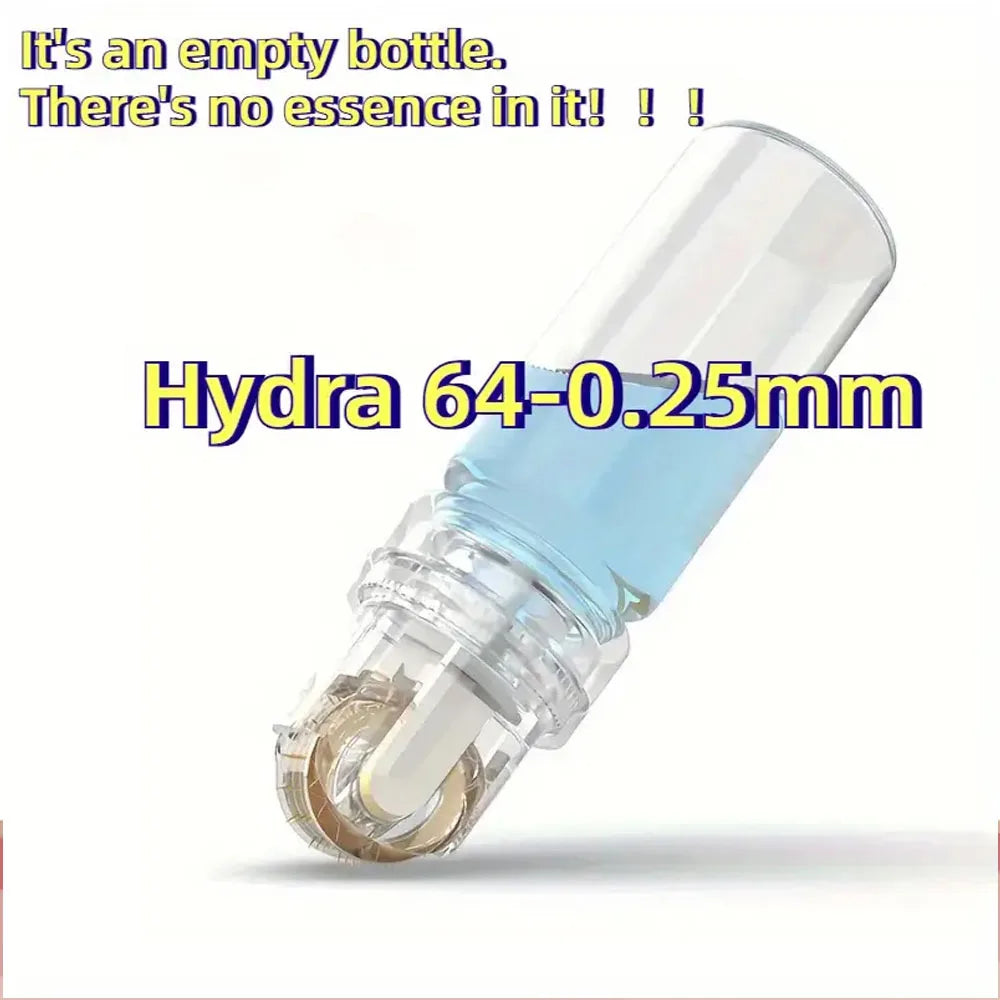 Hydra titanium needle Roller 64 Pins Micro tips Derma needles skin care Anti aging whitening bottle roller serum reusable